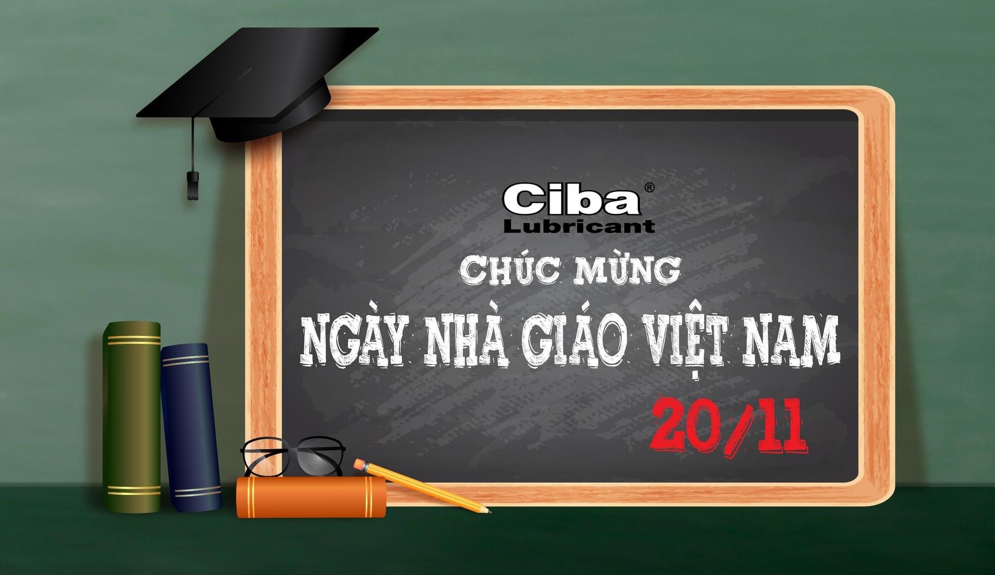 Chào mừng Ngày Nhà giáo Việt Nam – Dành tặng 100 Quà Tặng từ Ciba Lubricant